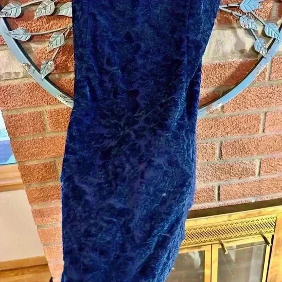 Vintage VICTORIAS SECRET soft navy blue teddy sz small - Picture 6 of 8